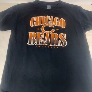 NFL Chicago Bears Football T-Shirt Mens Large Black‎ 1920 Graphic Tee Read!
